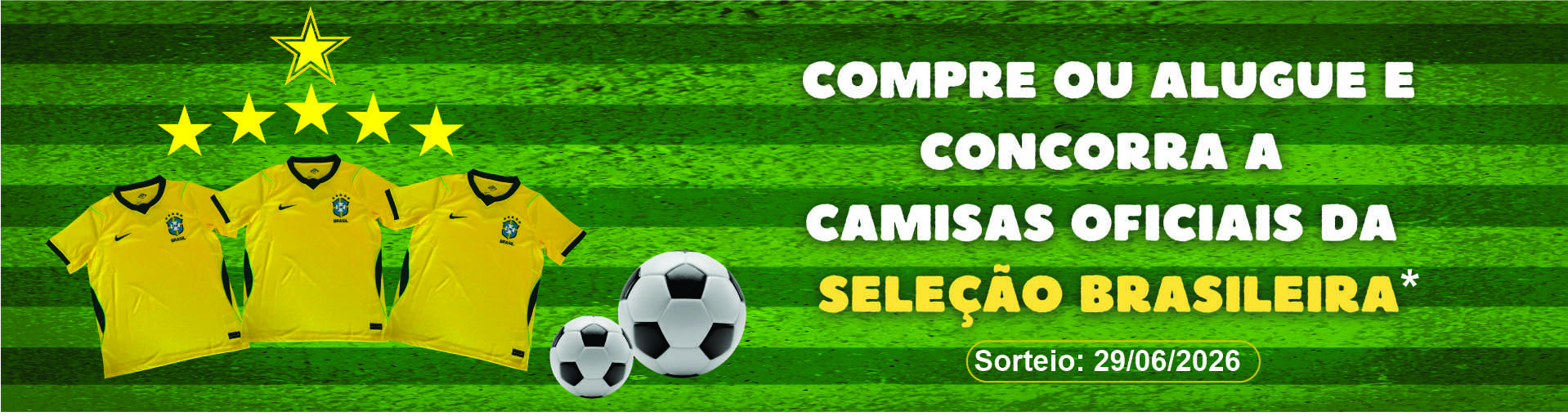 Aluguel X Camisa Sele&ccedil;&atilde;o