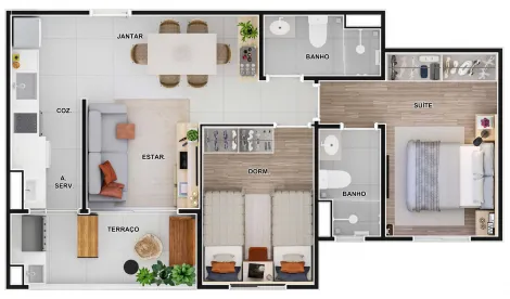 Alugar Apartamento / Padrão em São José do Rio Preto. apenas R$ 464.000,00