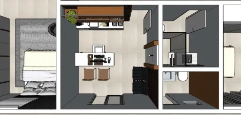 imagem 5 - Casa Venda no Residencial Comendador Mançor Daud com 03 dormitórios imagem 5 - Casa Venda no Residencial Comendador Mançor Daud com 03 dormitórios