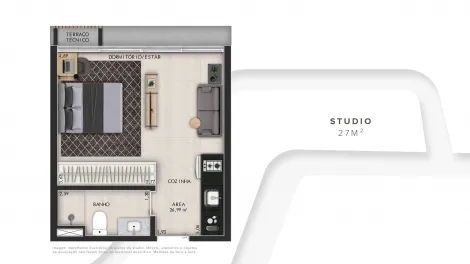 imagem 3 - Apartamento - Studio imagem 3 - Apartamento - Studio